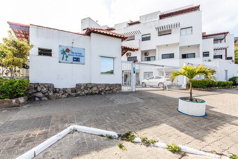 Duplex playero con una linda vista de Praia Grande